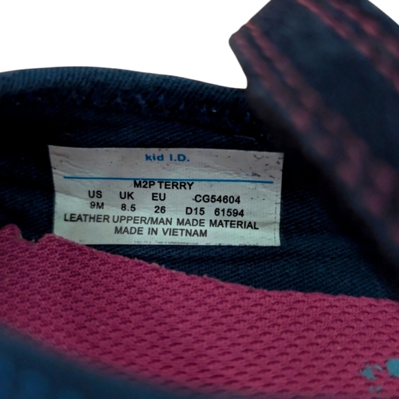 Stride Rite Made to play Kids' Blue and Pink Mary Jane Shoes Girls Size 9 - Picture 7 of 7